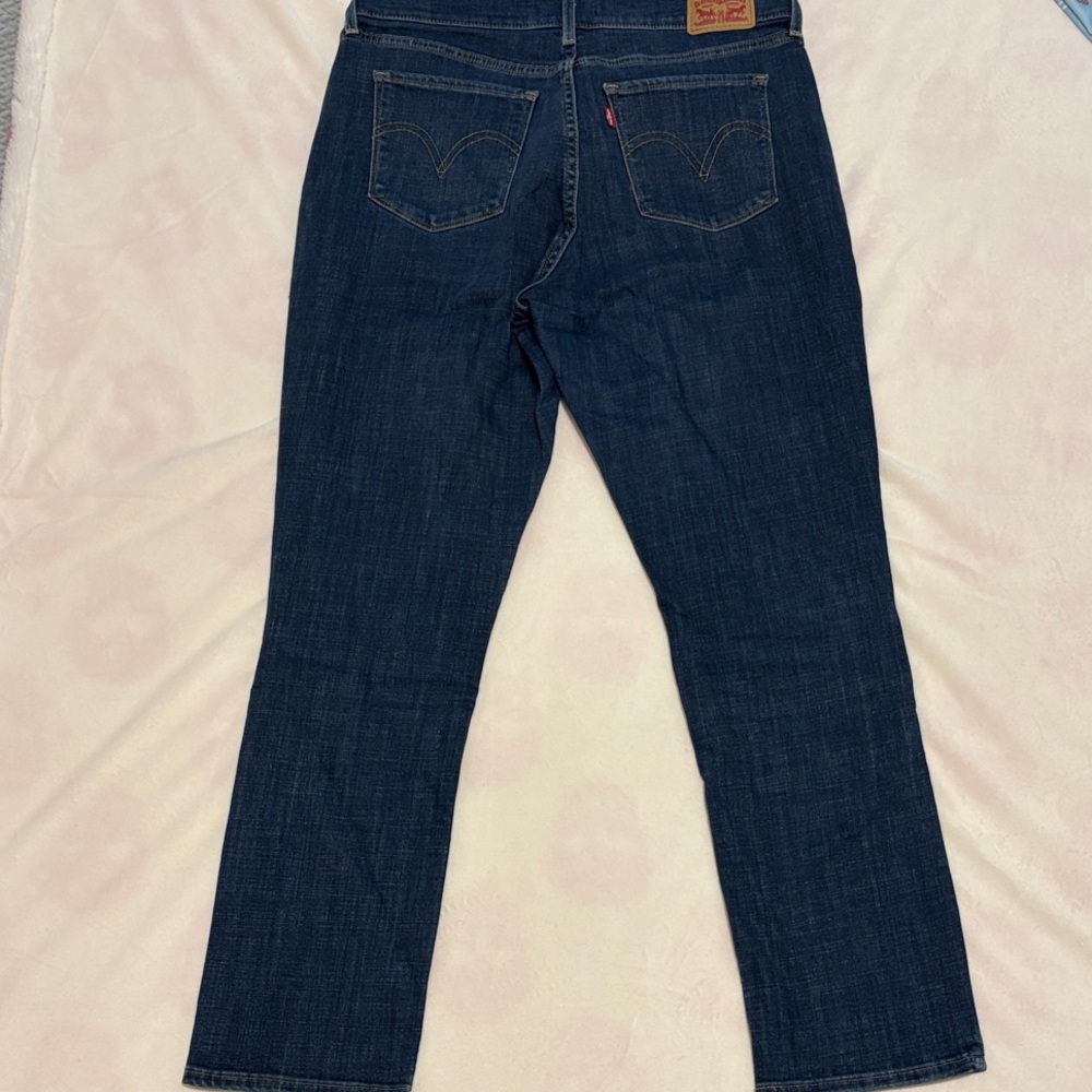Levi's Men's Dark Indigo Straight Jeans